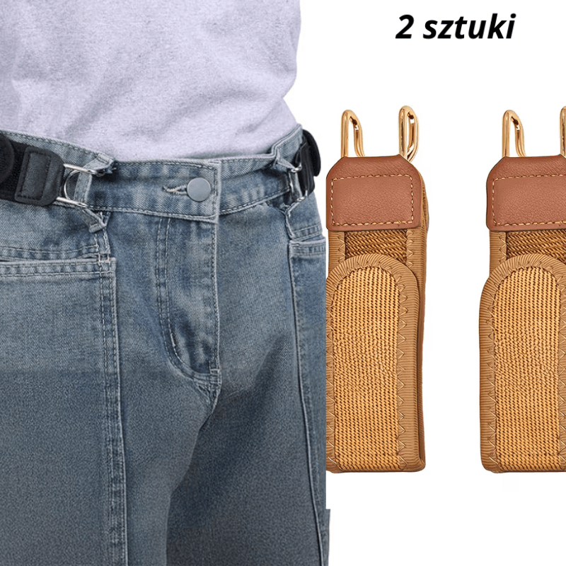 Pasek bez klamry - FlexiBelt 2 sztuki